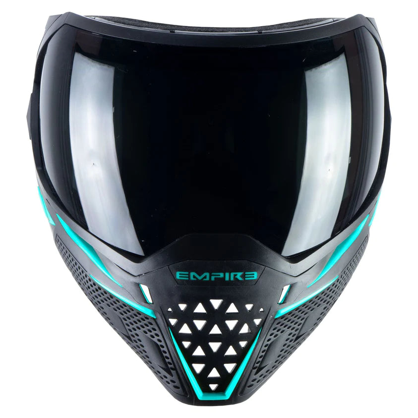 Empire Evs Black/Aqua With Thermal Ninja & Thermal Clear Lenses | Shop Airsoft Goggle