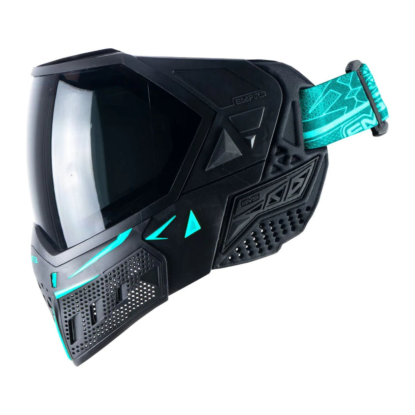 Empire Evs Black/Aqua With Thermal Ninja & Thermal Clear Lenses | Shop Airsoft Goggle - Image 3