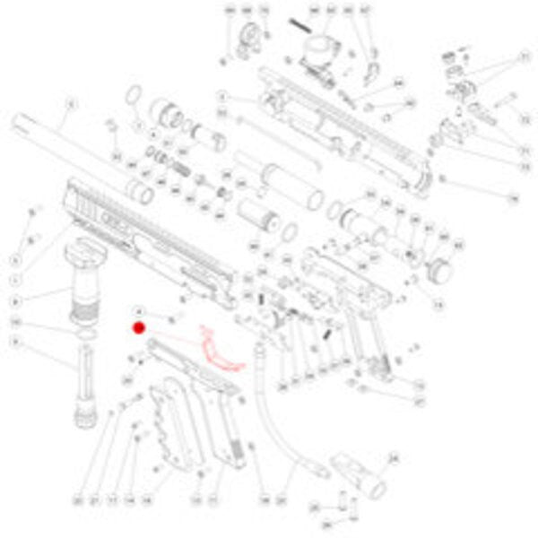 Marker Parts - SW-1 Part# 19 Trigger Guard