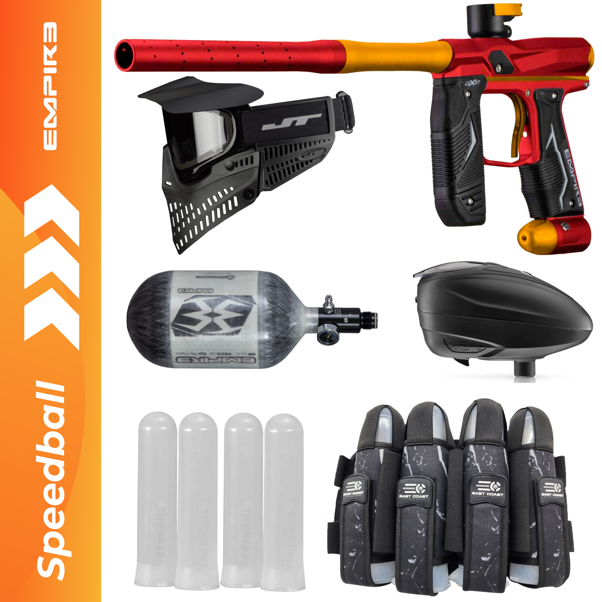 Empire Axe 2.0 Paintball Speedball Marker Package