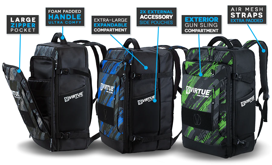 Virtue Gambler Backpack & Gear Bag - Graphic Black - Image 6