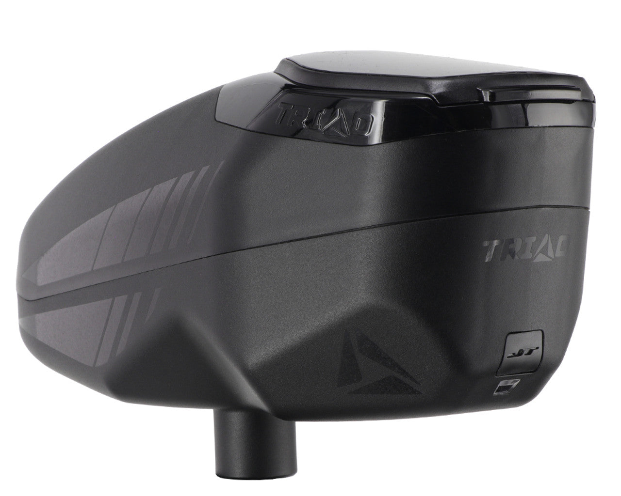 JT Triad Paintball Loader - Black/Black - Image 4