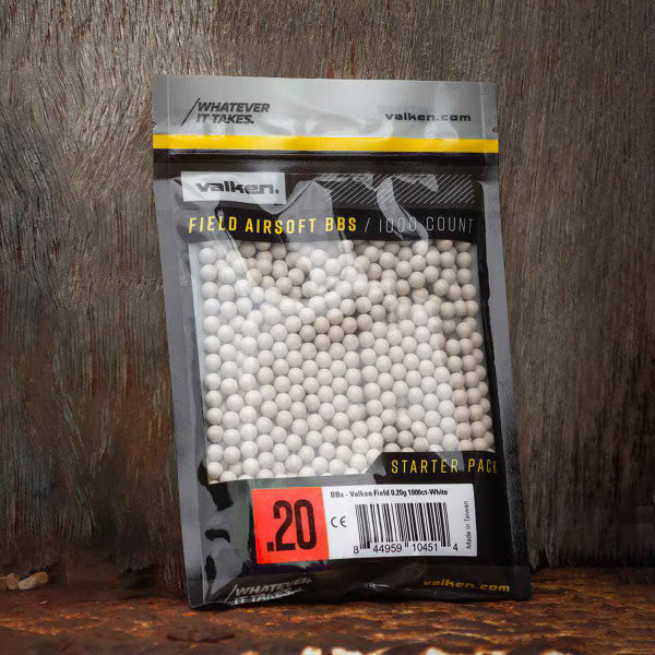 Valken Field 0.20G 1,000Ct Airsoft Bbs - Image 3