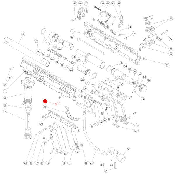 Marker Parts - SW-1 Part# 99 UTS 90 Degree SS Elbow
