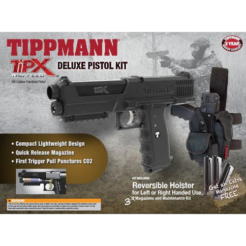 Tippmann Tipx Deluxe Pistol Kit | Shop Paintball Marker - Image 2
