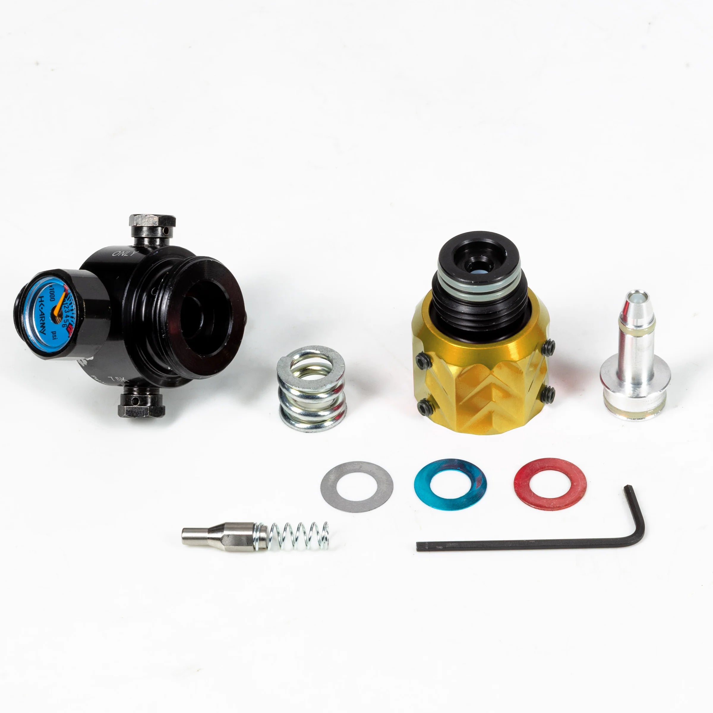 AEROLITE ELITE PRO REG - FOSSIL - GOLD | output pressure 450-650psi | HK Air Tank Regulator - Image 3