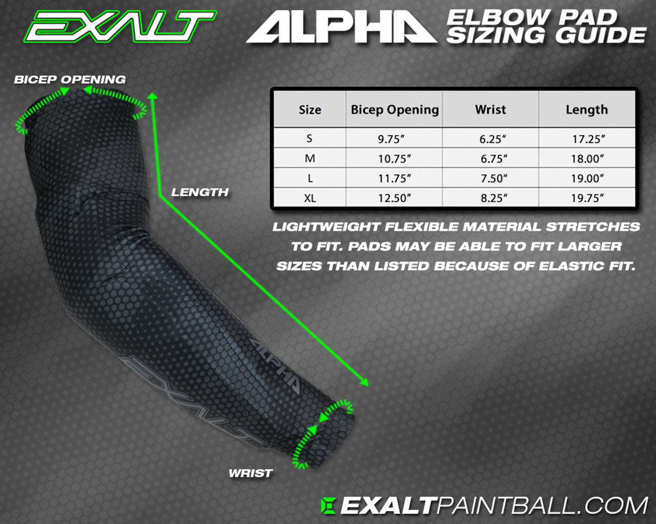 Exalt Alpha Elbow Pads - Black / Gray - Image 3
