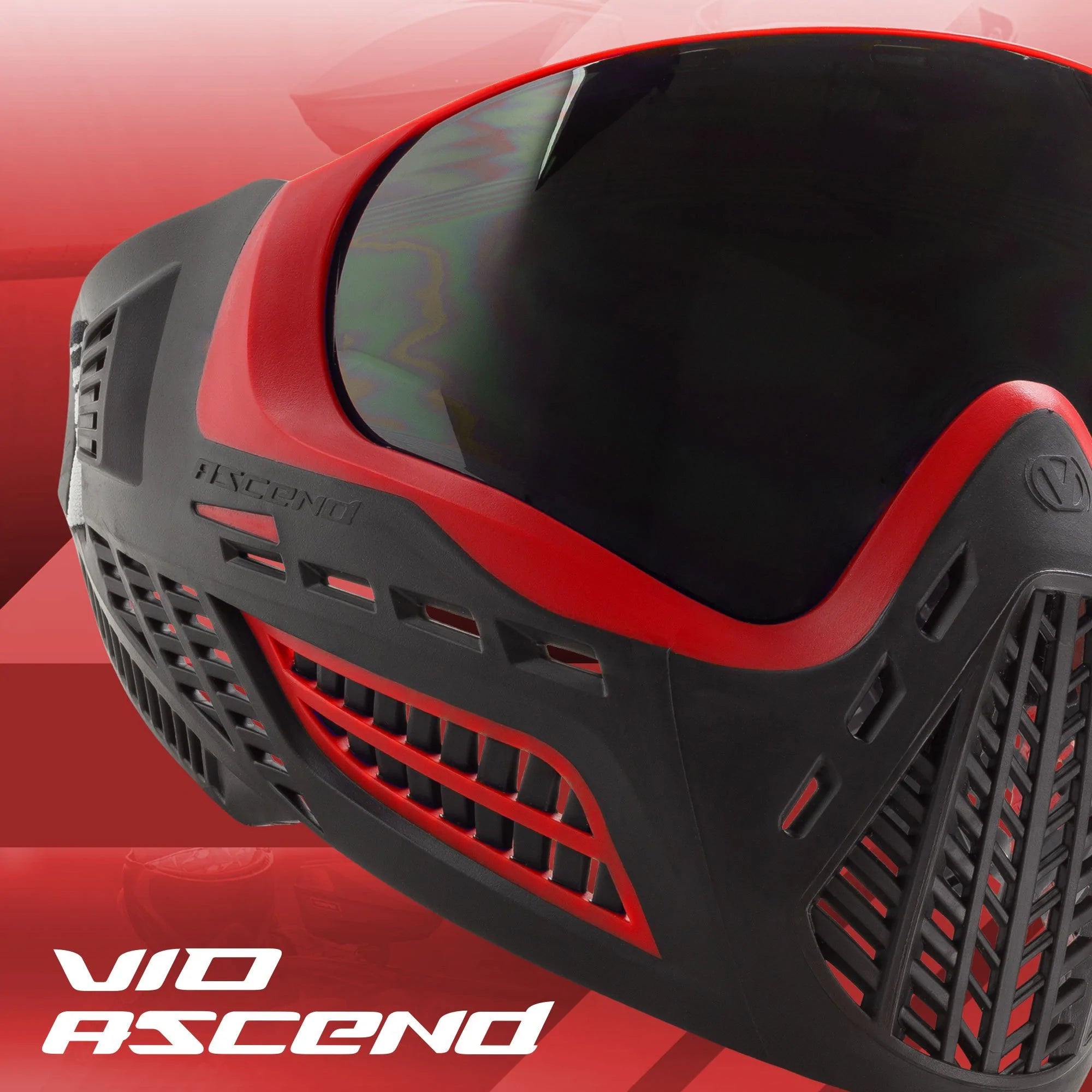 Virtue Vio Ascend | Paintball Goggle/Mask - Red Smoke - Image 2