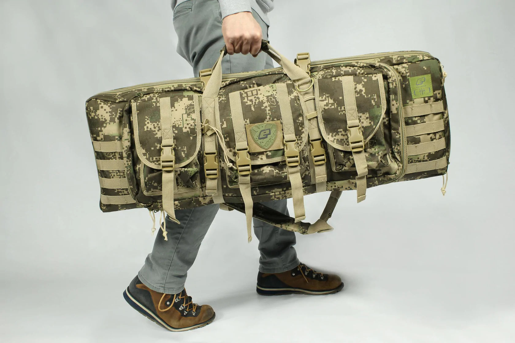 Valken 36" Double Rifle Gun Bag (Black) | Paintball Gear Backpack | Valken - Image 19