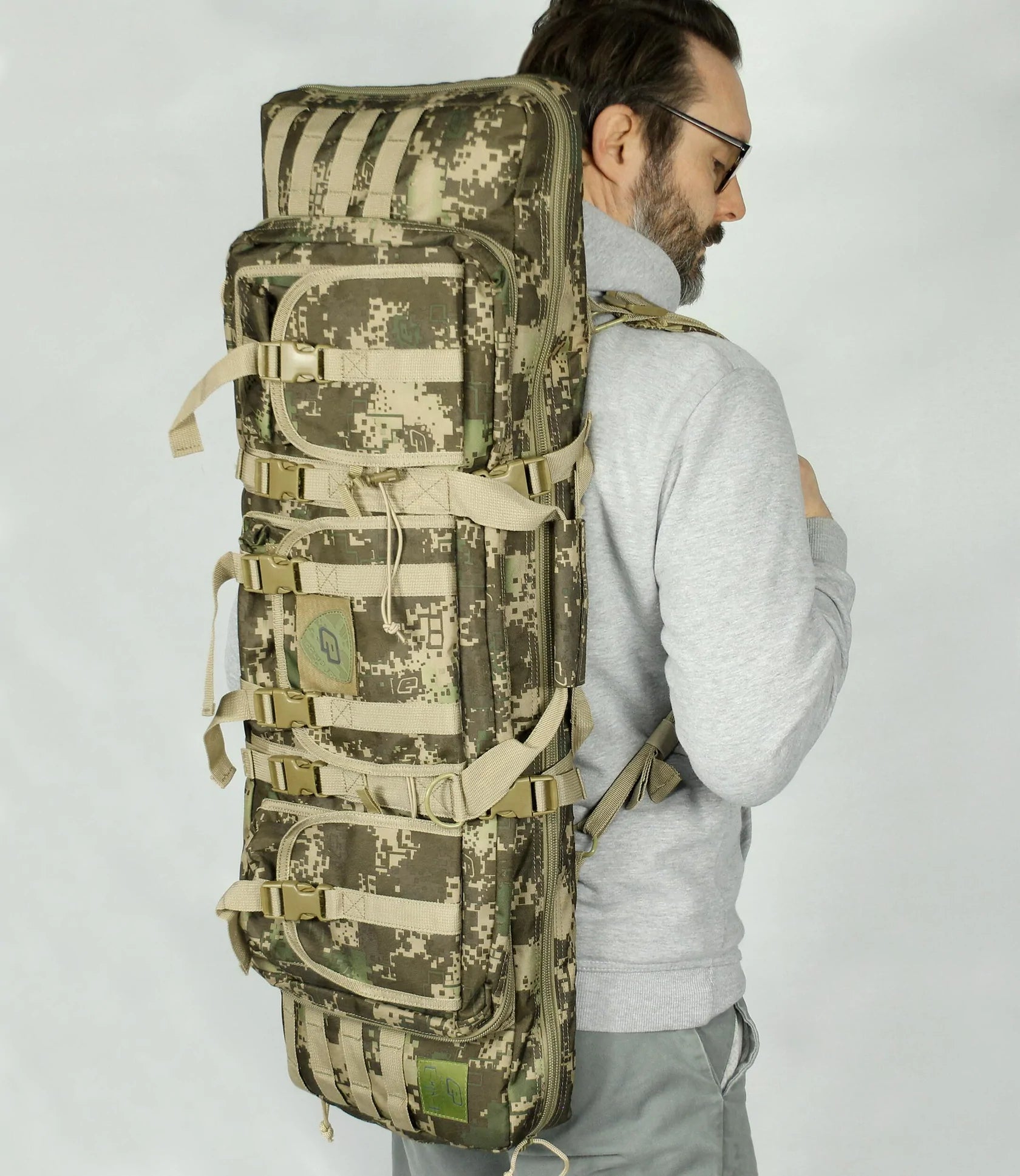 Valken 36" Double Rifle Gun Bag (Black) | Paintball Gear Backpack | Valken - Image 20