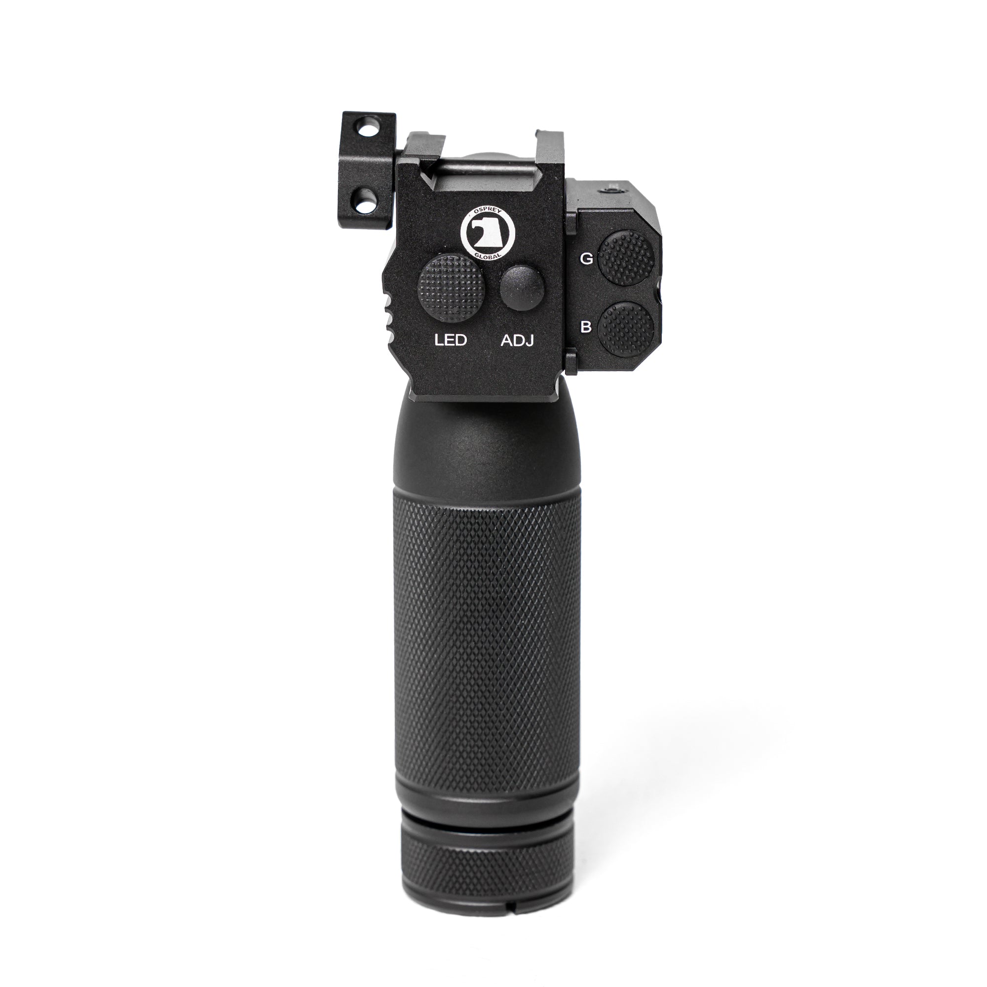 Tactical Vertical Grip With Blue and Green Lasers and 1000 Lumen Flashlight - Image 2