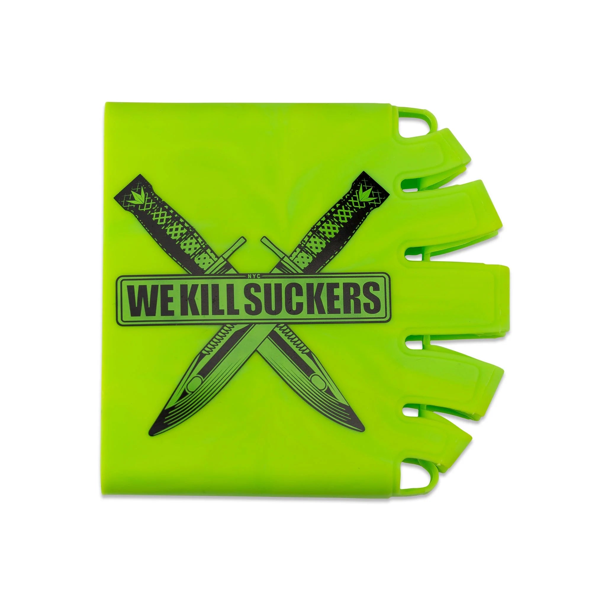 Bunkerkings - Knuckle Butt Paintball Air Tank Cover - WKS Knife - Lime - Image 4