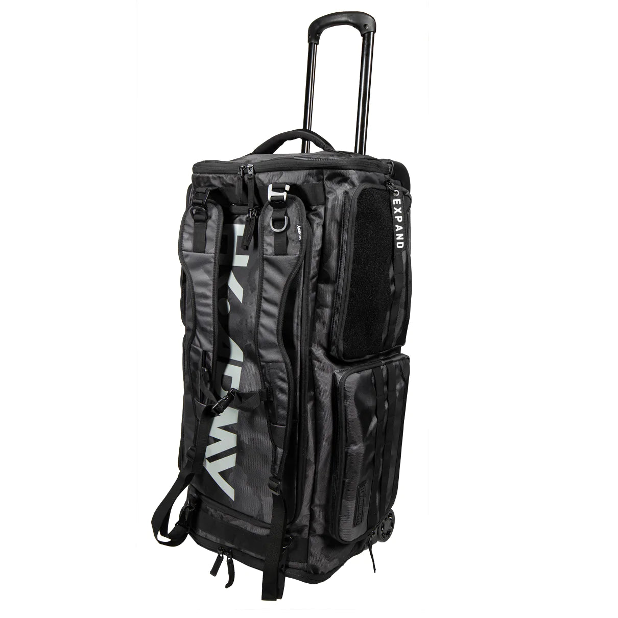 Expand 75L - Roller Gear Bag - Shroud Blackout | Paintball Gear Bag | Hk Army