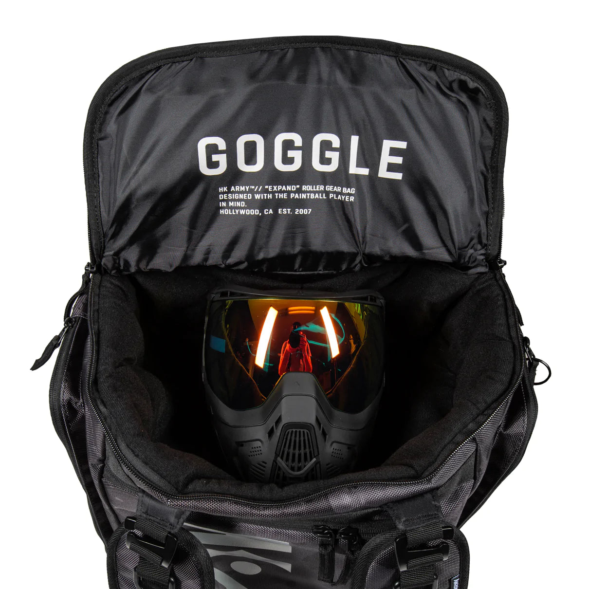 Expand 75L - Roller Gear Bag - Shroud Blackout | Paintball Gear Bag | Hk Army - Image 2