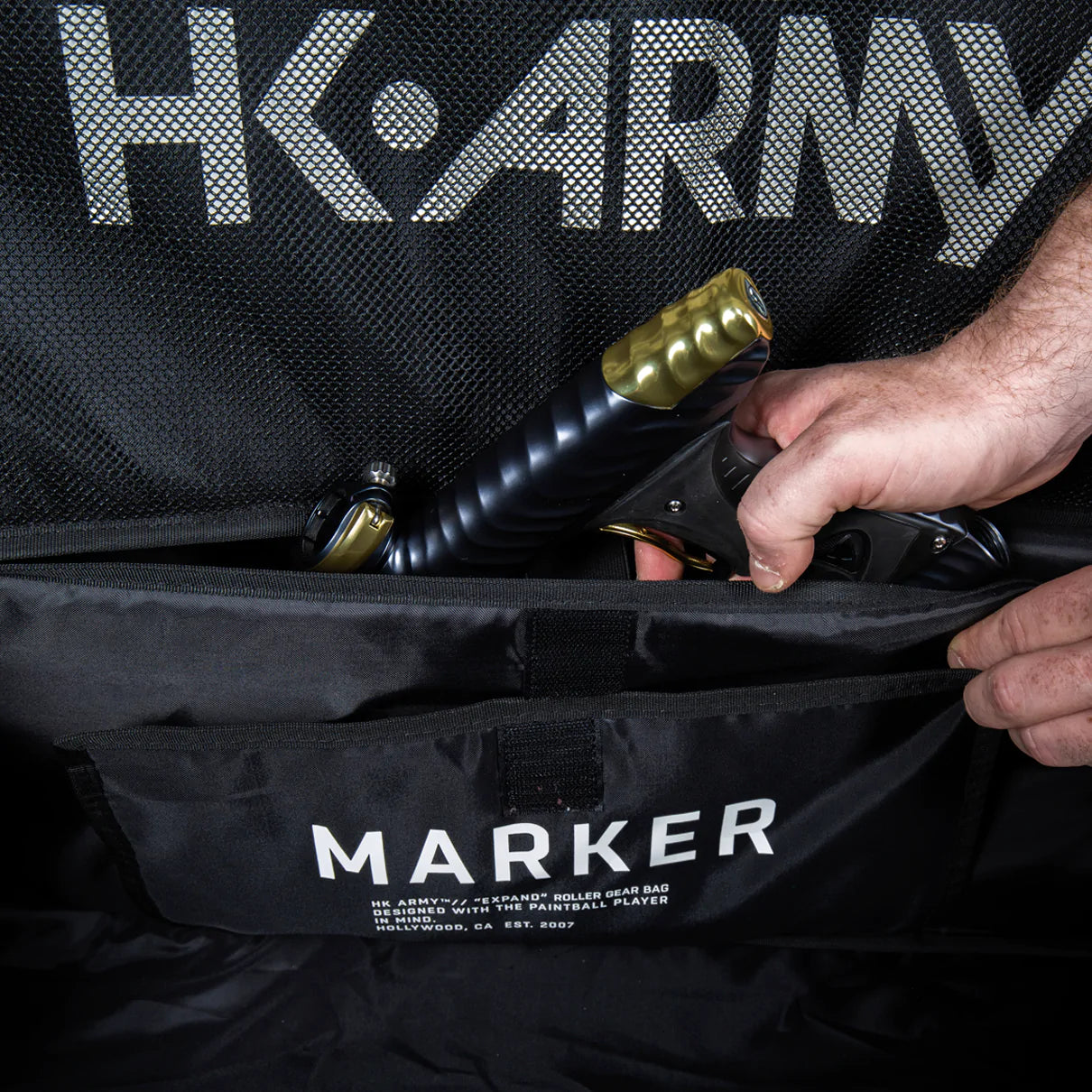 Expand 75L - Roller Gear Bag - Tropical Skull | Paintball Gear Bag | Hk Army - Image 4