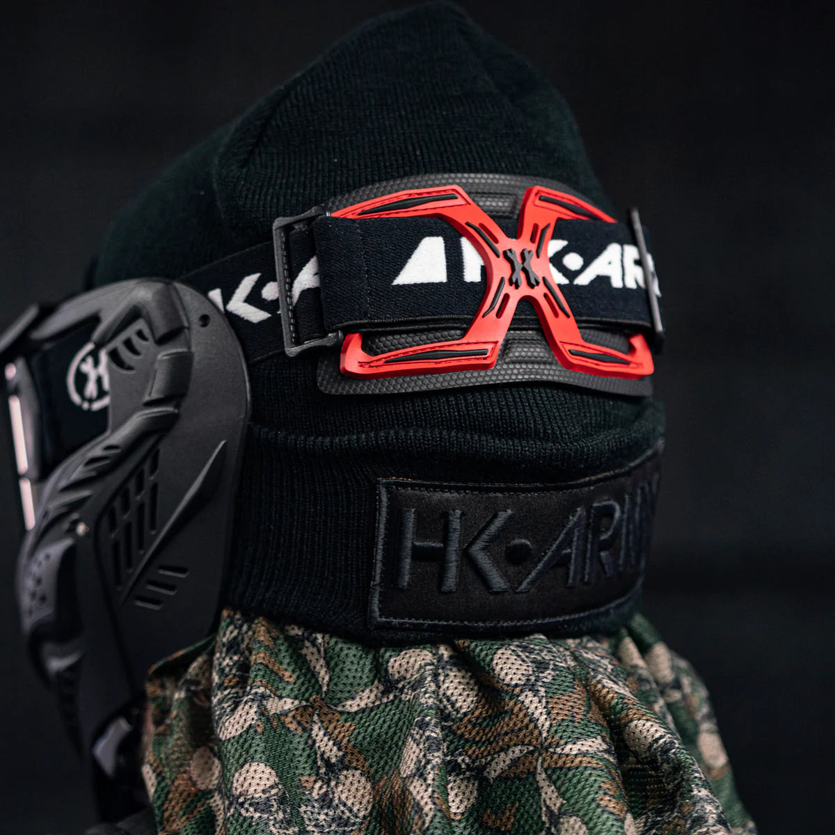 CTX Goggle Strap Pad - Red/Black - Image 3