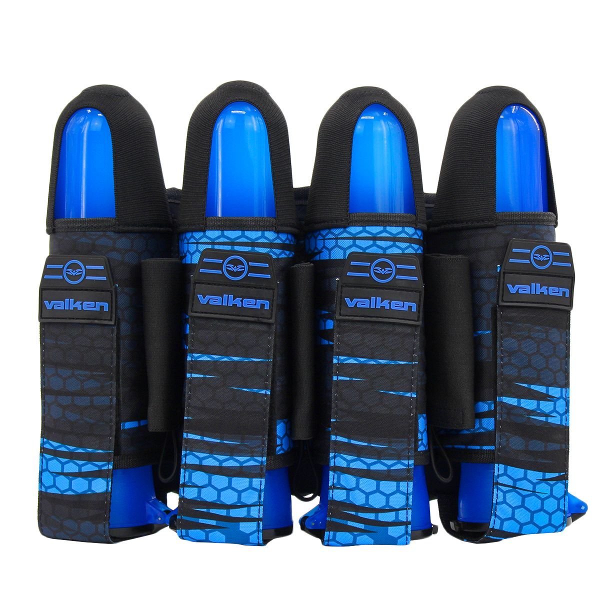 Valken Fate Gfx 4+3 Paintball Harness - Cyan Grassland | Paintball Pod Harness