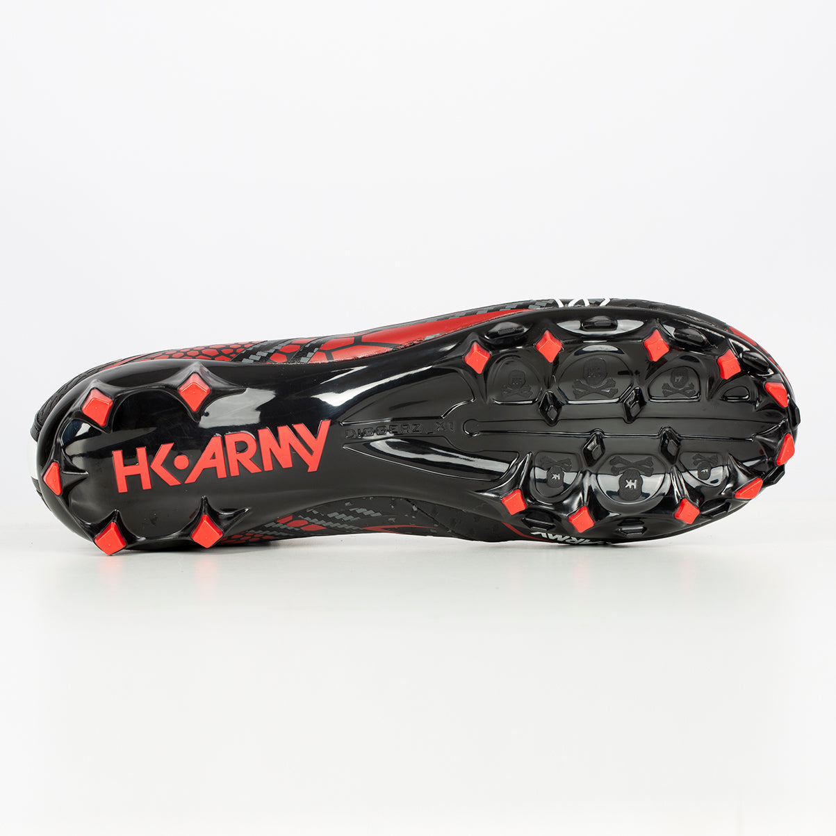 Diggerz_X 1.5 Hightop Cleats - Black/Red - Image 3
