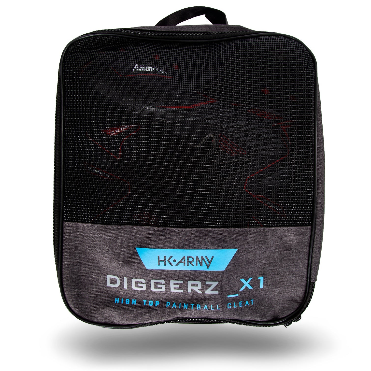 Diggerz_X 1.5 Hightop Cleats - Black/Red - Image 4