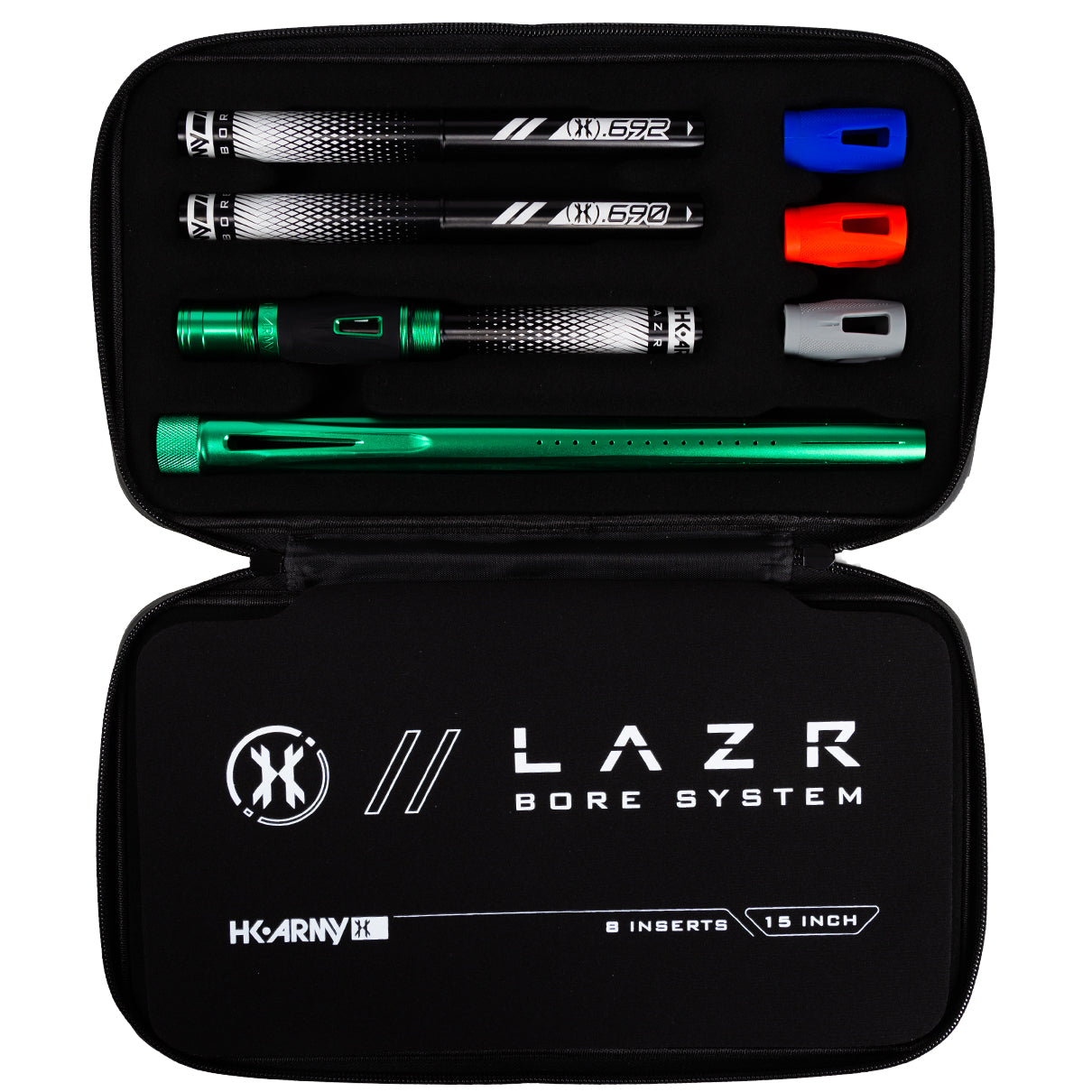 LAZR Barrel Kit - Dust Green- Black Inserts - Cocker Threads - Image 2