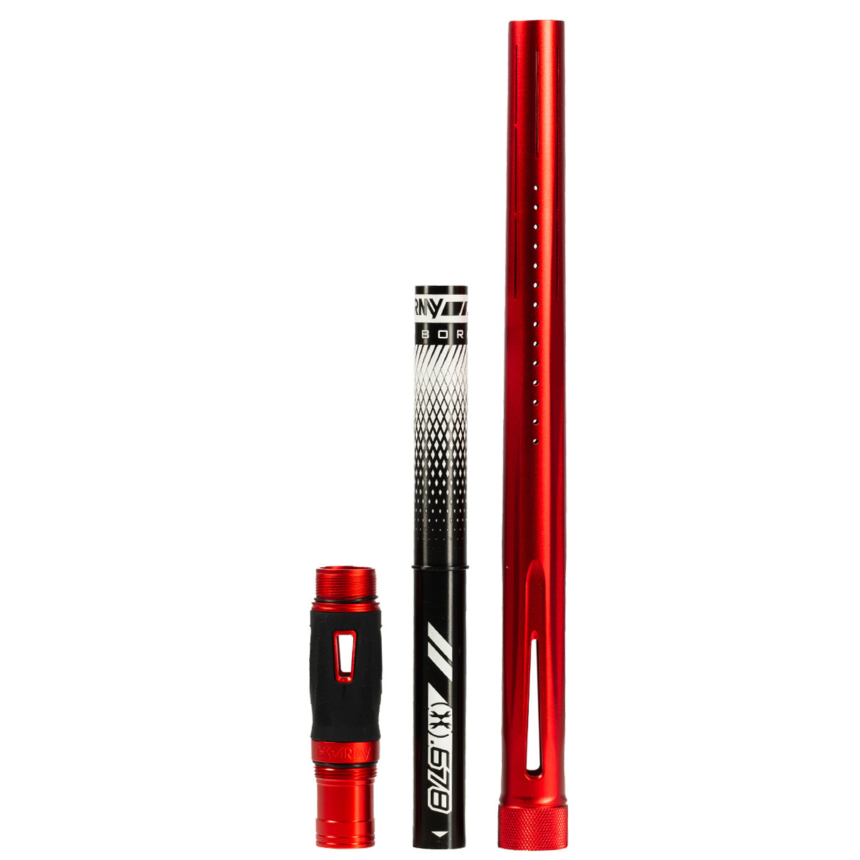 LAZR Barrel Kit - Dust Red - Black Inserts - Cocker Threads - Image 3