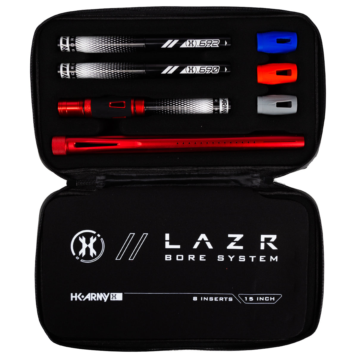 LAZR Barrel Kit - Dust Red - Black Inserts - Cocker Threads - Image 2