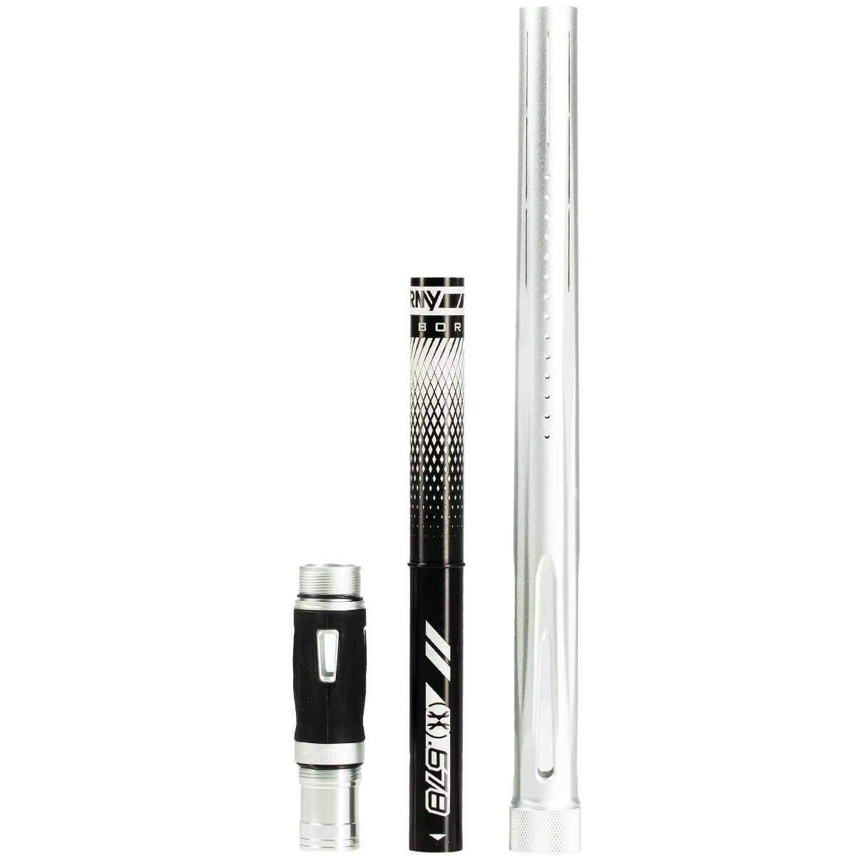 LAZR Barrel Kit - Dust Silver - Black Inserts - Cocker Threads - Image 3