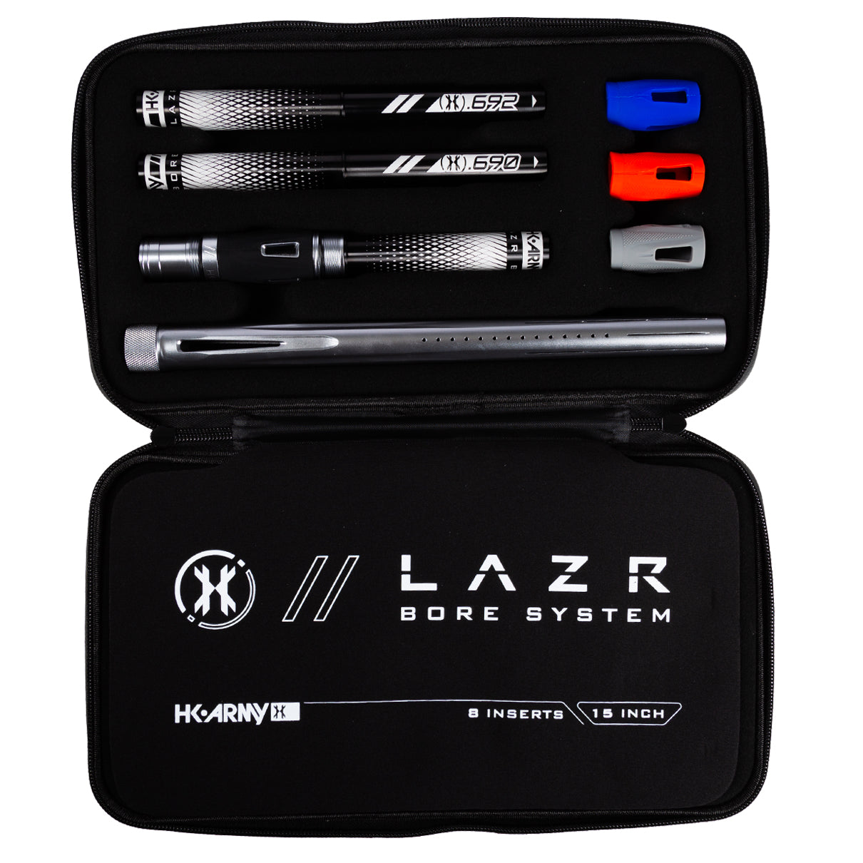 LAZR Barrel Kit - Dust Pewter - Black Inserts - Cocker Threads - Image 2