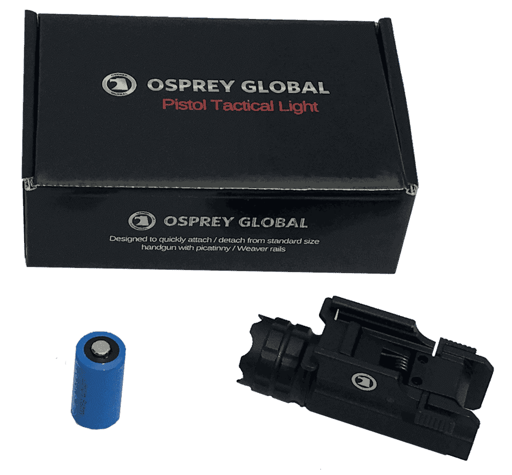 PISTOL TACTICAL LIGHT (230 LUMENS) | Osprey Scopes - Image 2