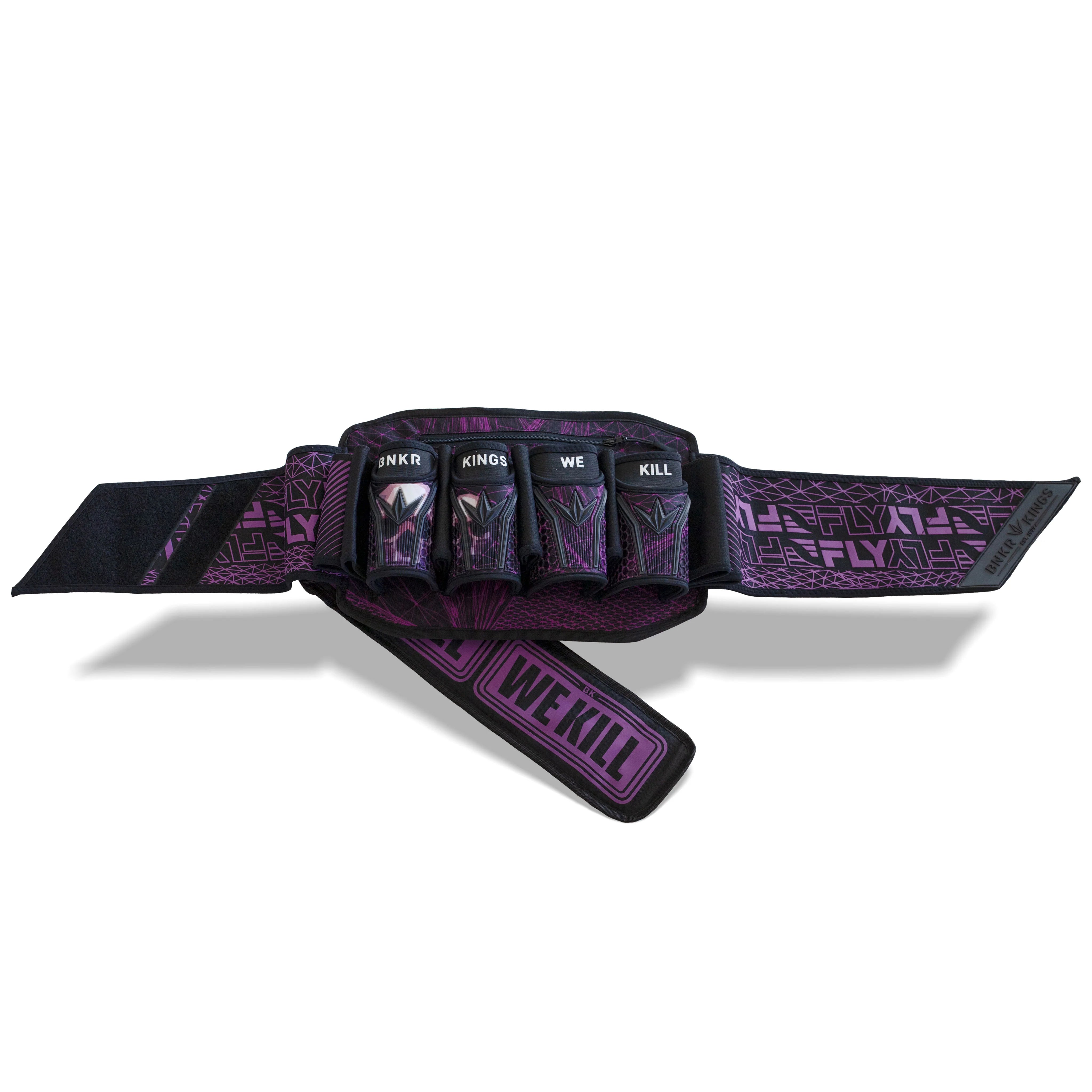 Paintball Harness Fly2 Pack - Purple Dimension | 4+7 | Bunkerkings - Image 3