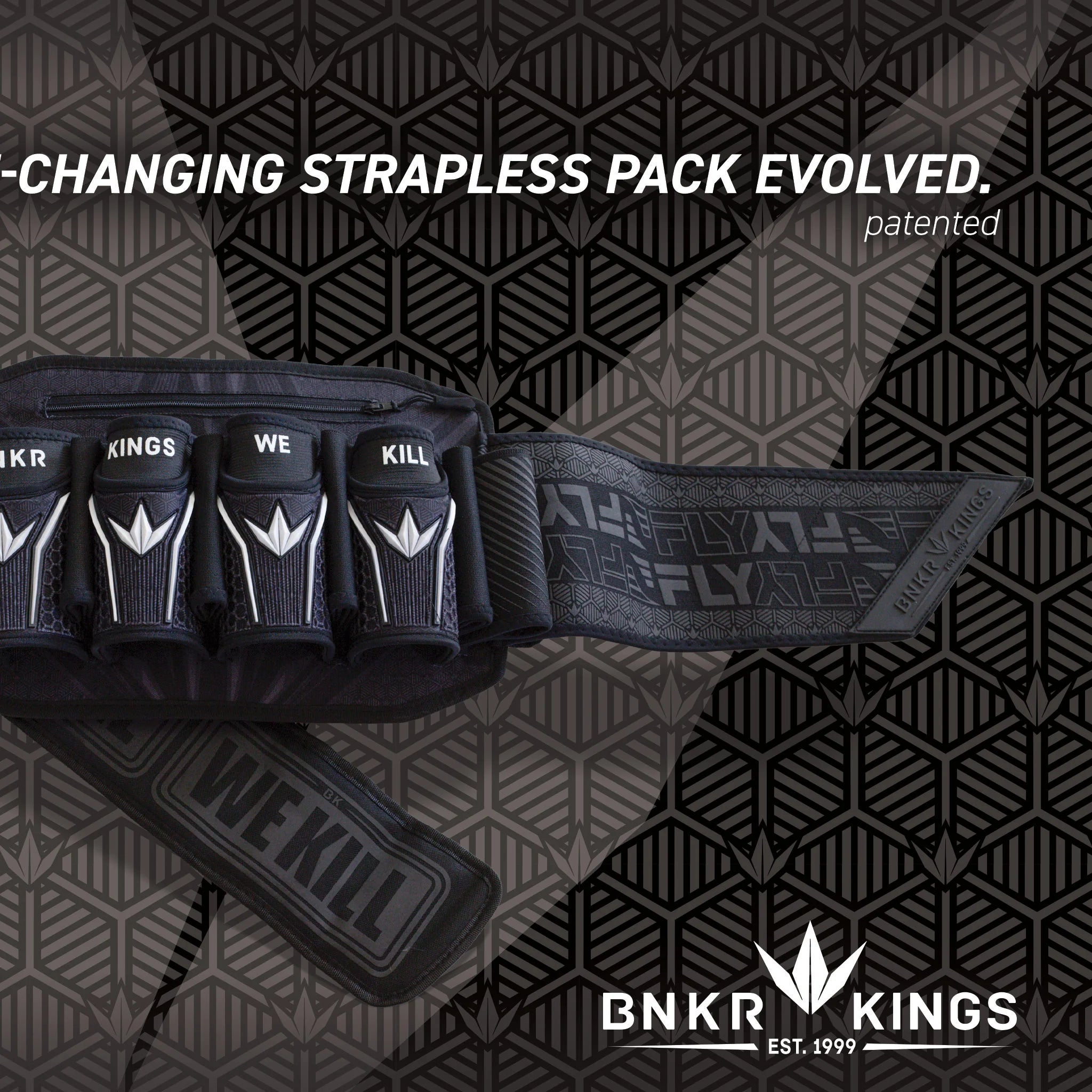 Paintball Harness Fly2 Pack - Coronation Black | 4+7 | Bunkerkings - Image 3