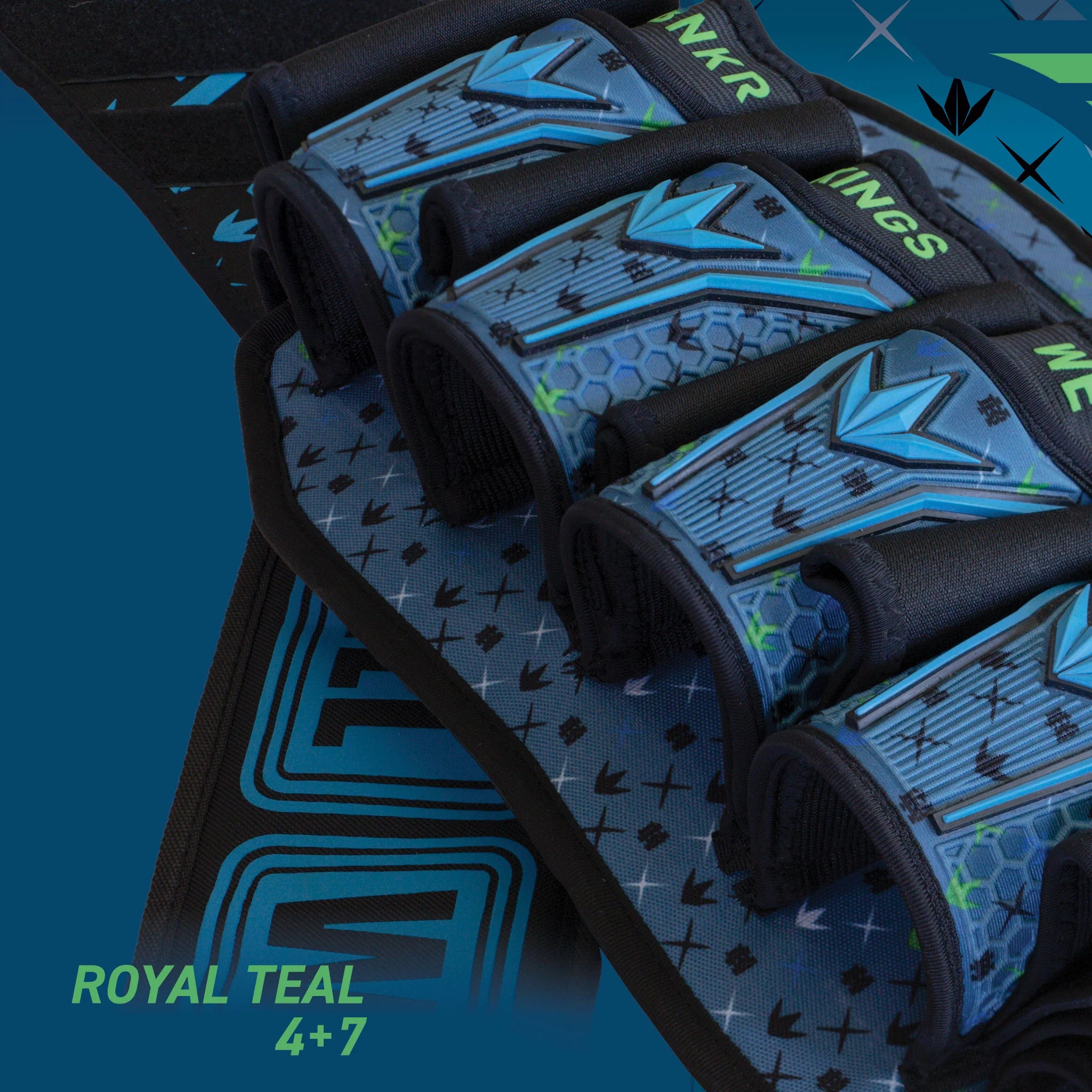 Paintball Harness Fly2 Pack - Royal Teal | 4+7 | Bunkerkings - Image 2