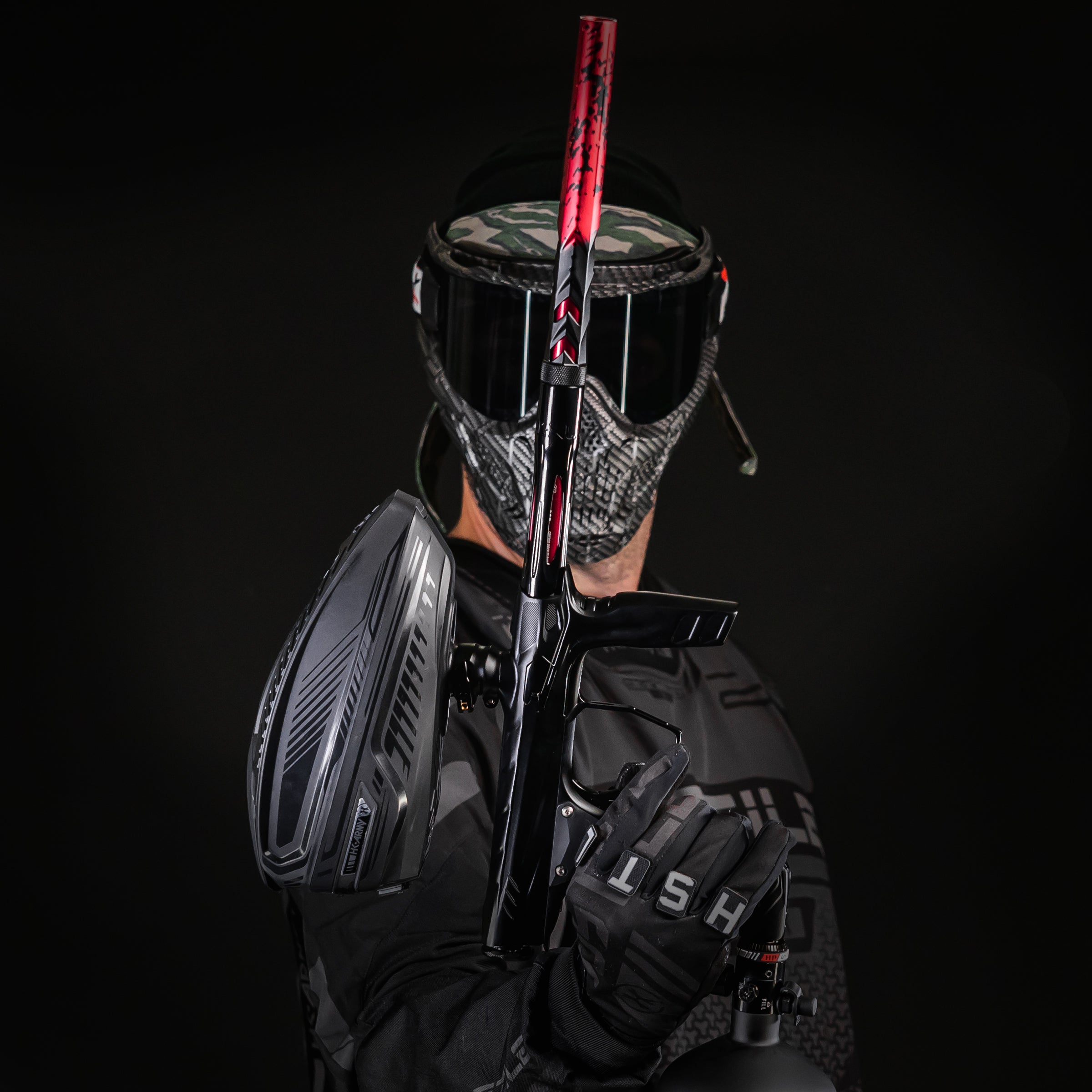 FXL Elite Fossil Barrel Tip - Fade Red/ Black Splash - Image 2