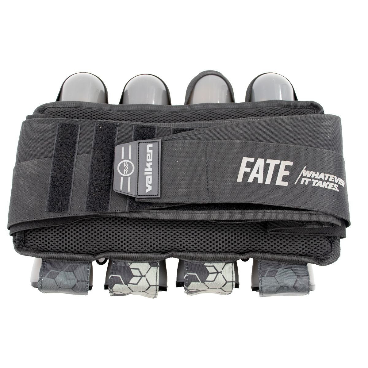 Valken Fate Gfx 4+3 Paintball Harness - 3D Cube Grey Camo | Paintball Pod Harness - Image 2