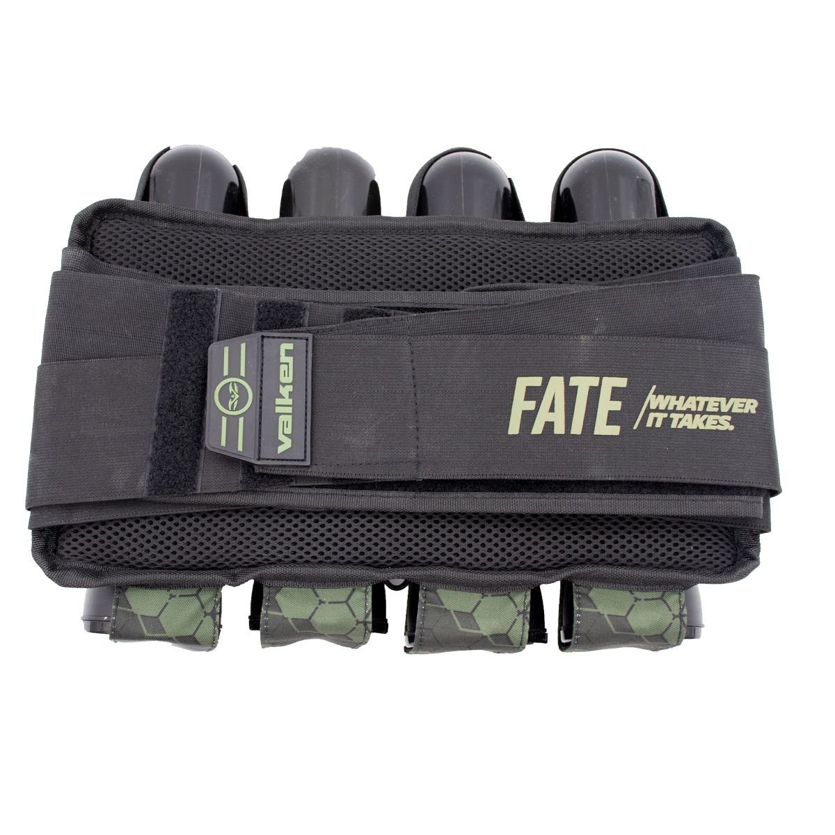 Valken Fate Gfx 4+3 Paintball Harness - 3D Cube Olive Camo | Paintball Pod Harness - Image 2