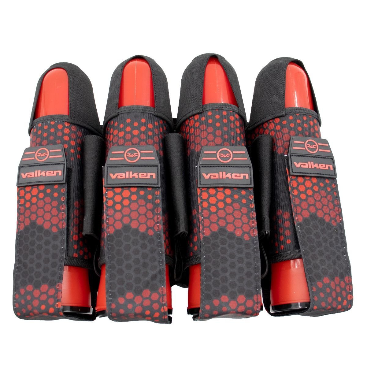 Valken Fate Gfx 4+3 Paintball Harness - Digi Tiger Red Camo | Paintball Pod Harness