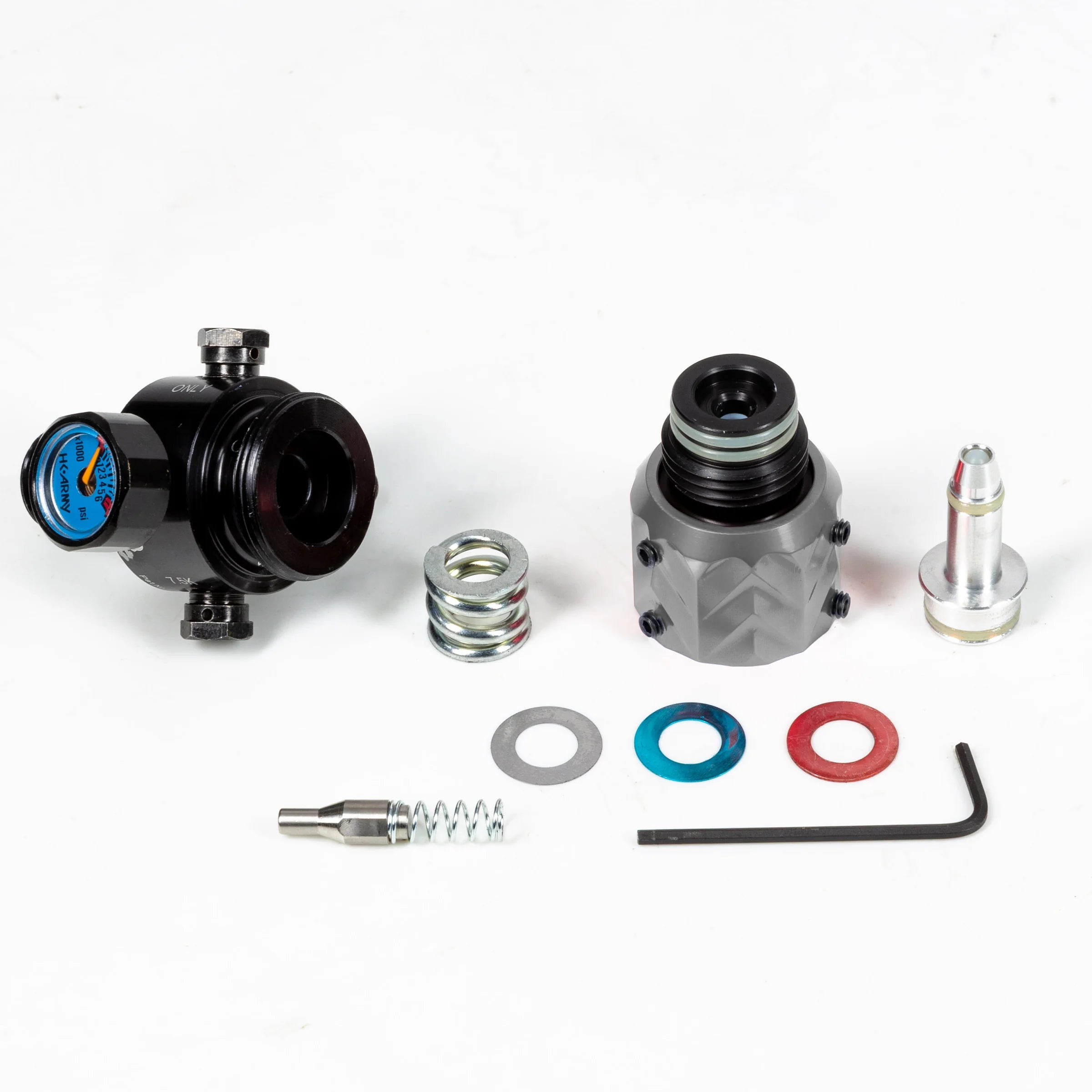 AEROLITE ELITE PRO REG - FOSSIL - SILVER | output pressure 450-650psi | HK Air Tank Regulator - Image 3