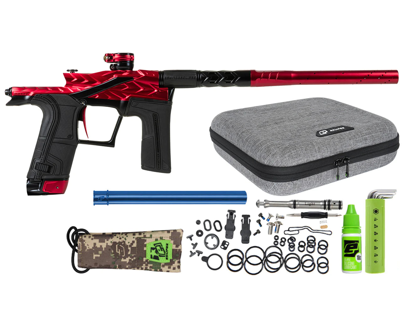 HK Army Fossil Eclipse LV2 | Color: Scorch | Paintball Electronic Marker - Image 3