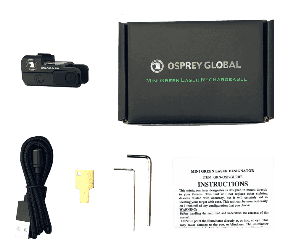 RECHARGEABLE MINI GREEN LASER | Osprey Scopes - Image 6