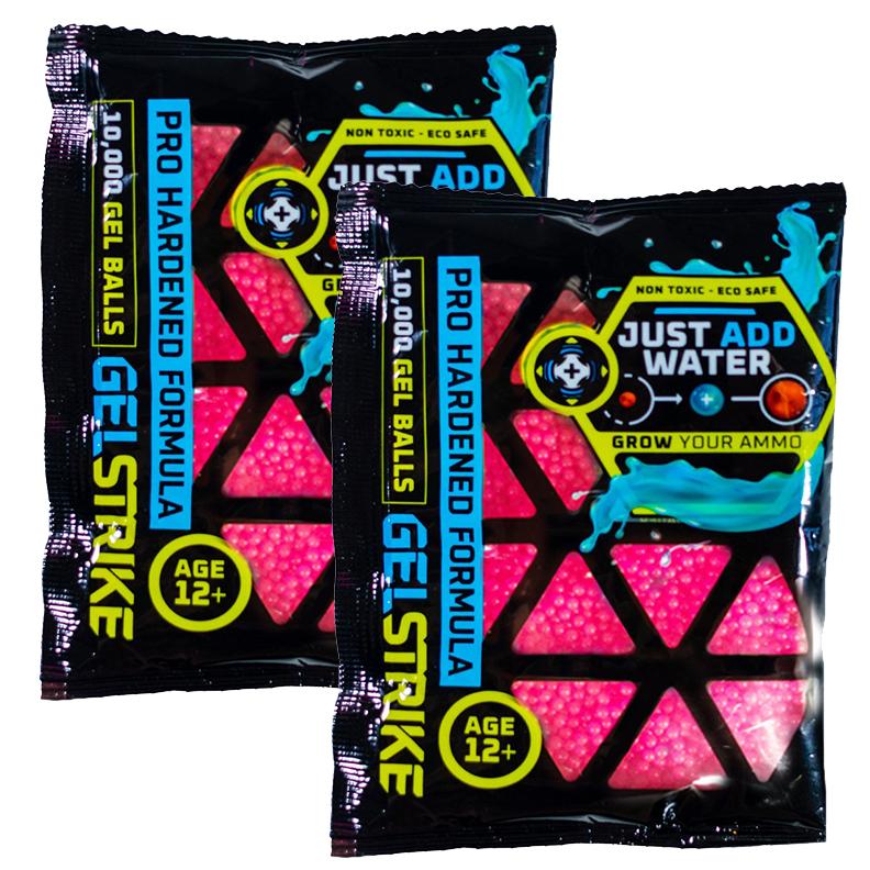Dry Gellyballs - 20,000 Pack | Fast grown Pink gel balls - Image 2