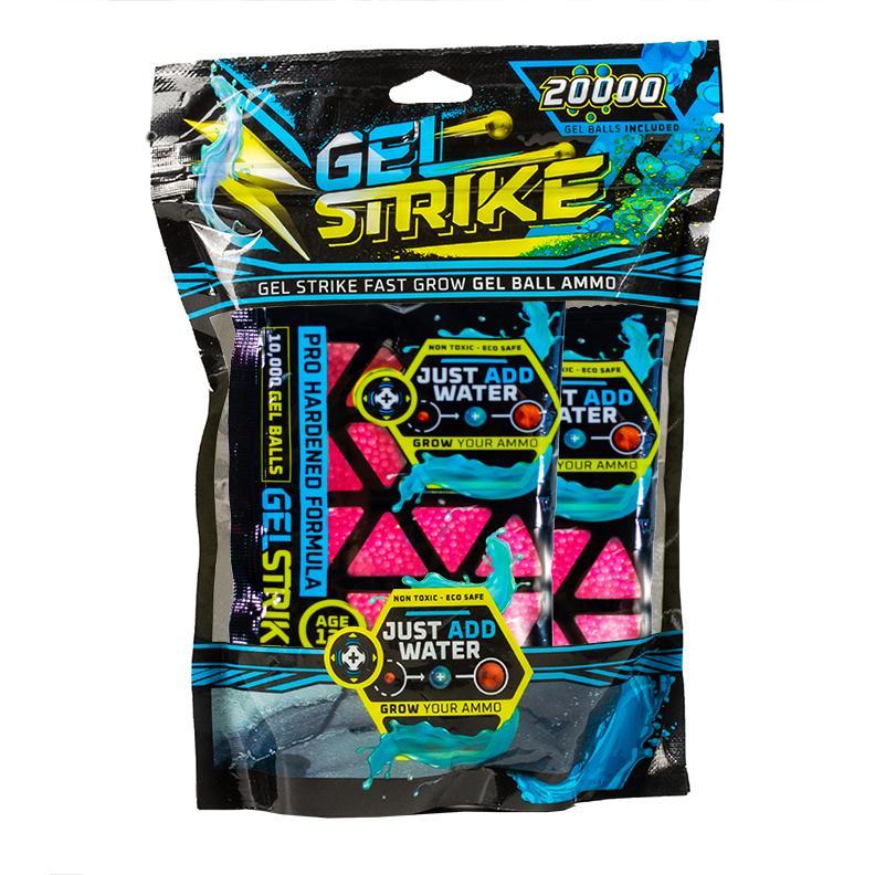 Dry Gellyballs - 20,000 Pack | Fast grown Pink gel balls