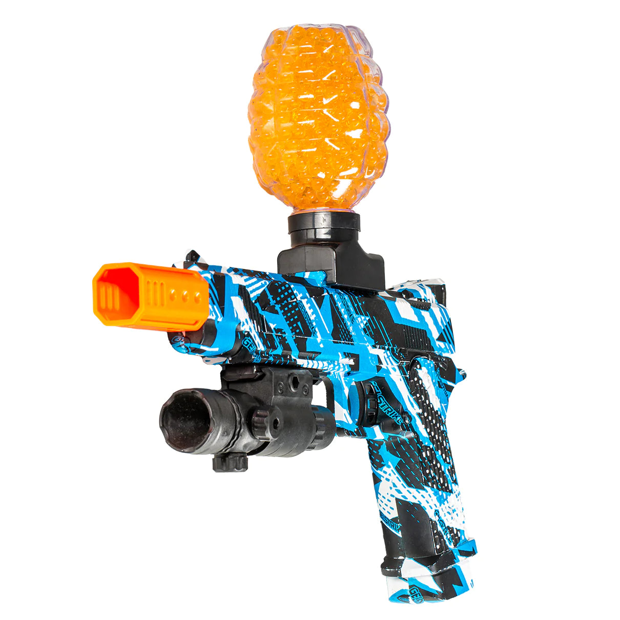 Gellyball Pistol with Laser | Rapid Gel Blaster Gelstrike | Color: Blue - Image 5