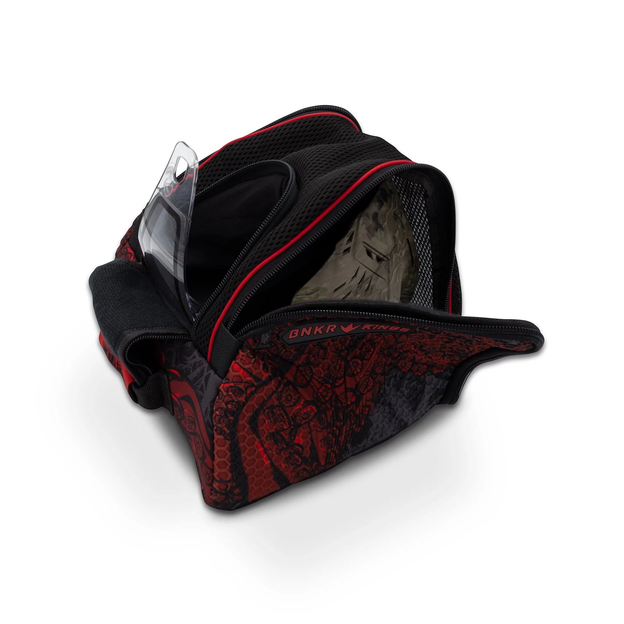 Bunkerkings Supreme Goggle Bag - Red Tentacles - Image 2