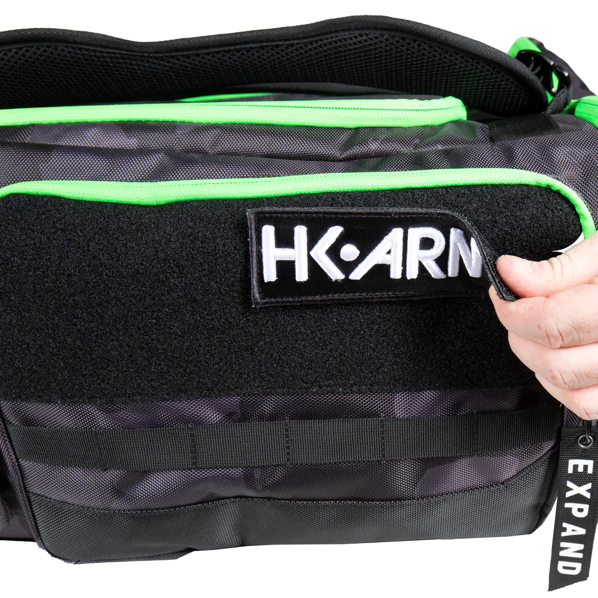 Expand 75L - Roller Gear Bag - Shroud Neon Green | Paintball Gear Bag | Hk Army - Image 7