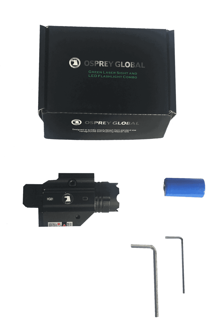 Green Laser Flashlight Combo Rechargeable - Image 3