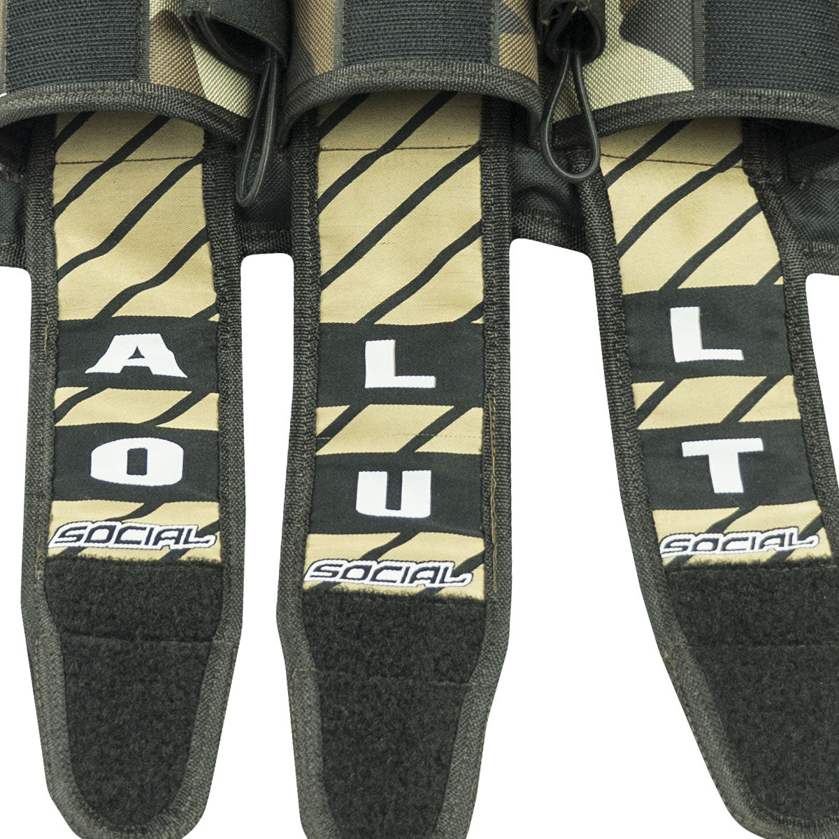 Grit Pod Pack Harness, 3+6 Woodland Camo | Social Paintball Harness - Image 3