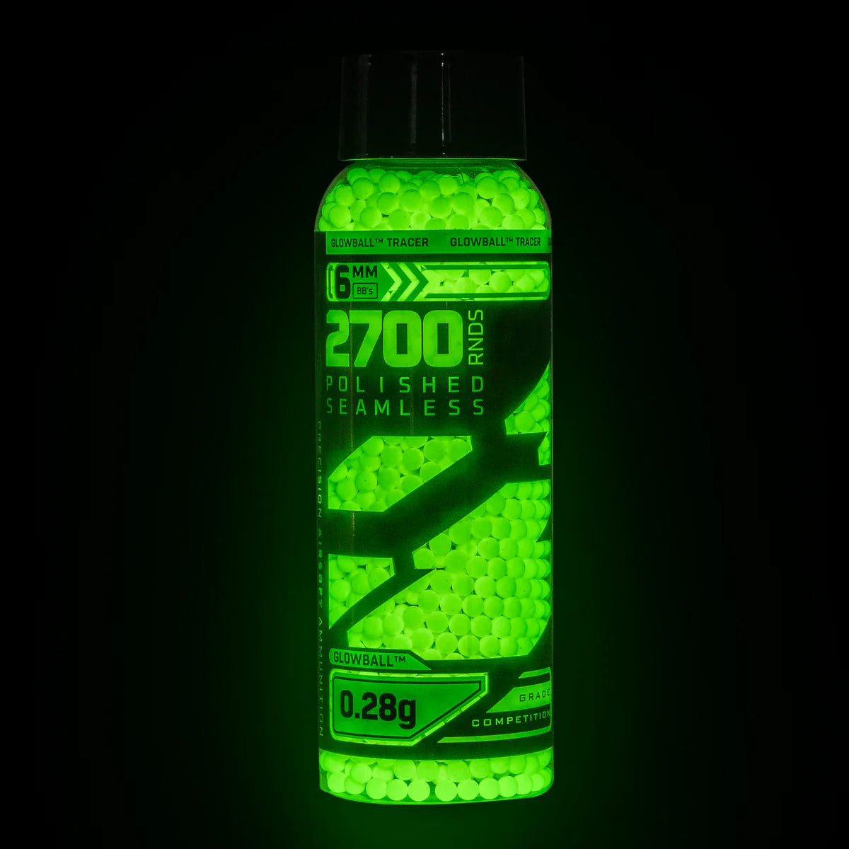 Glowball™ Tracer .28g BB's - 2700ct - Green - Image 4