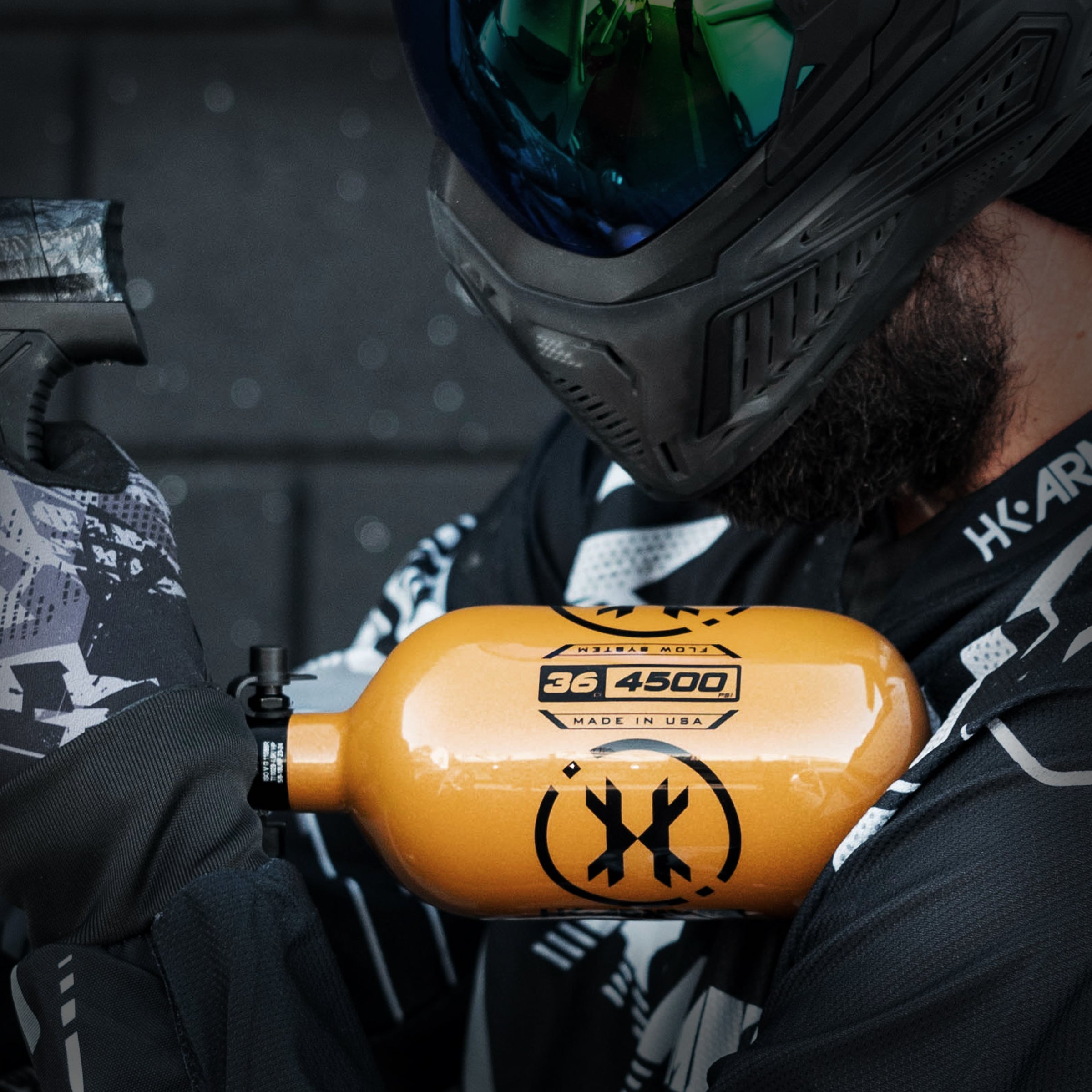 36ci / 4500psi Extra Lite Carbon Fiber Tank - PRO Reg - Icon Gold - Image 5