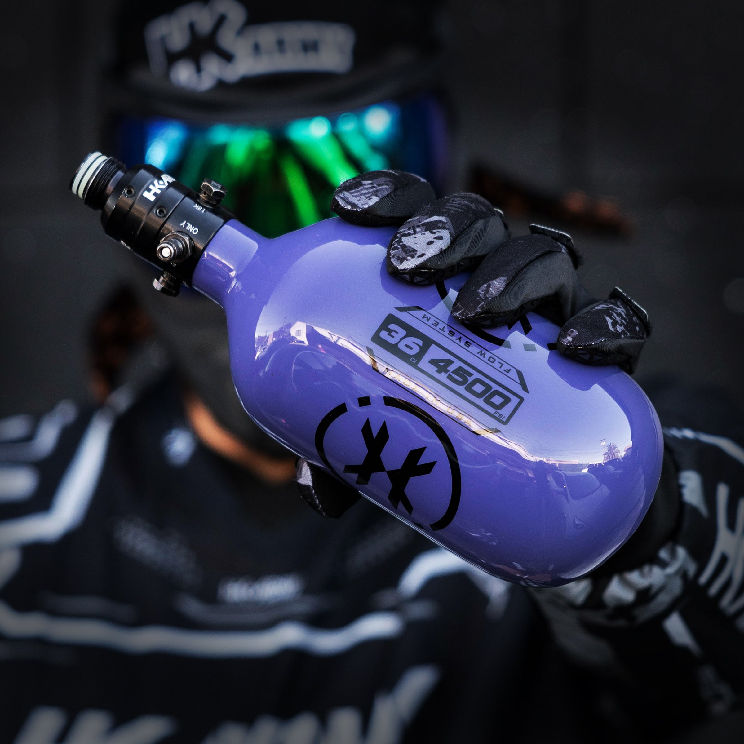36ci / 4500psi Extra Lite Carbon Fiber Tank - PRO Reg - Icon Purple - Image 3