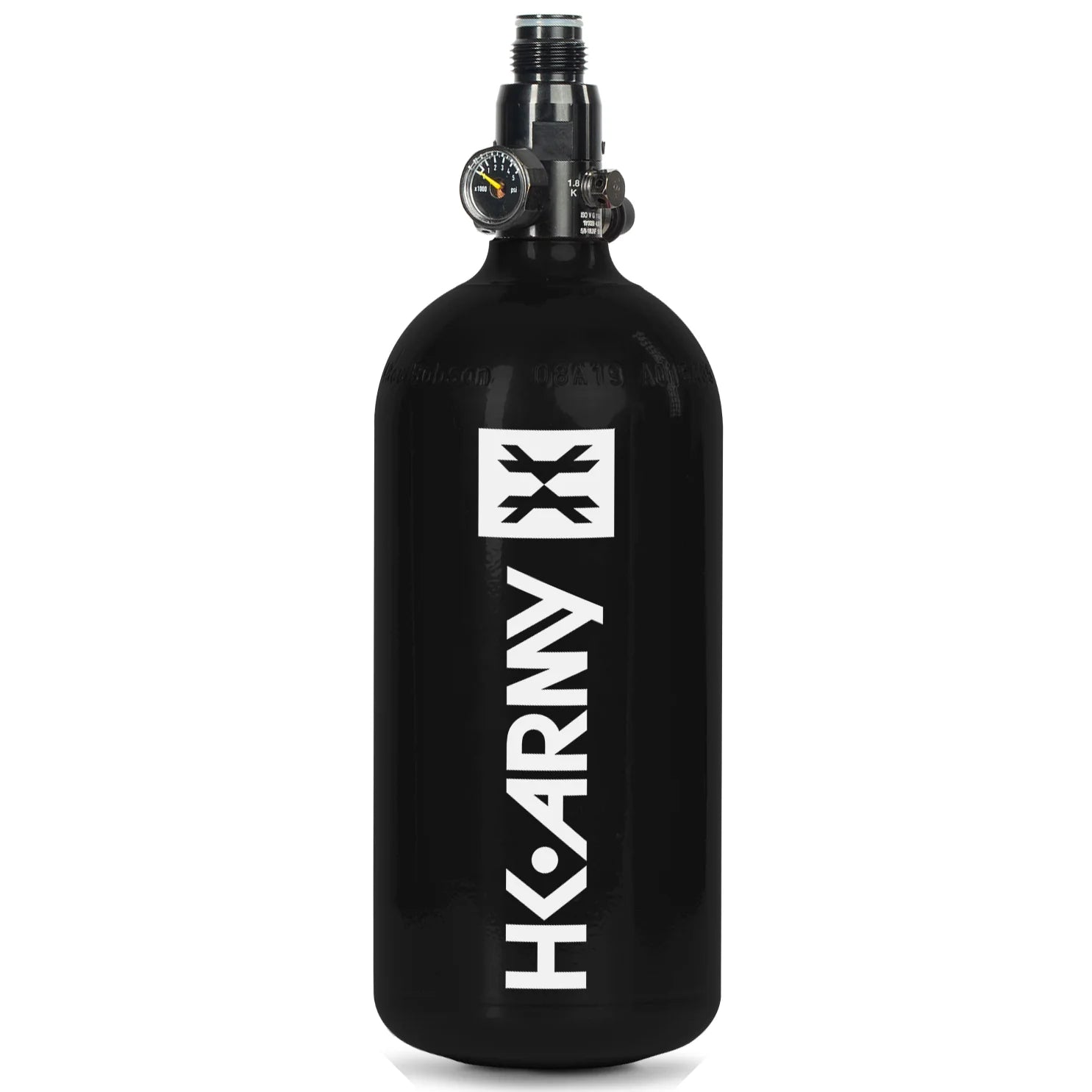 48ci / 3000psi - Paintball Compressed Air Tank - Black | HK Army - Image 2